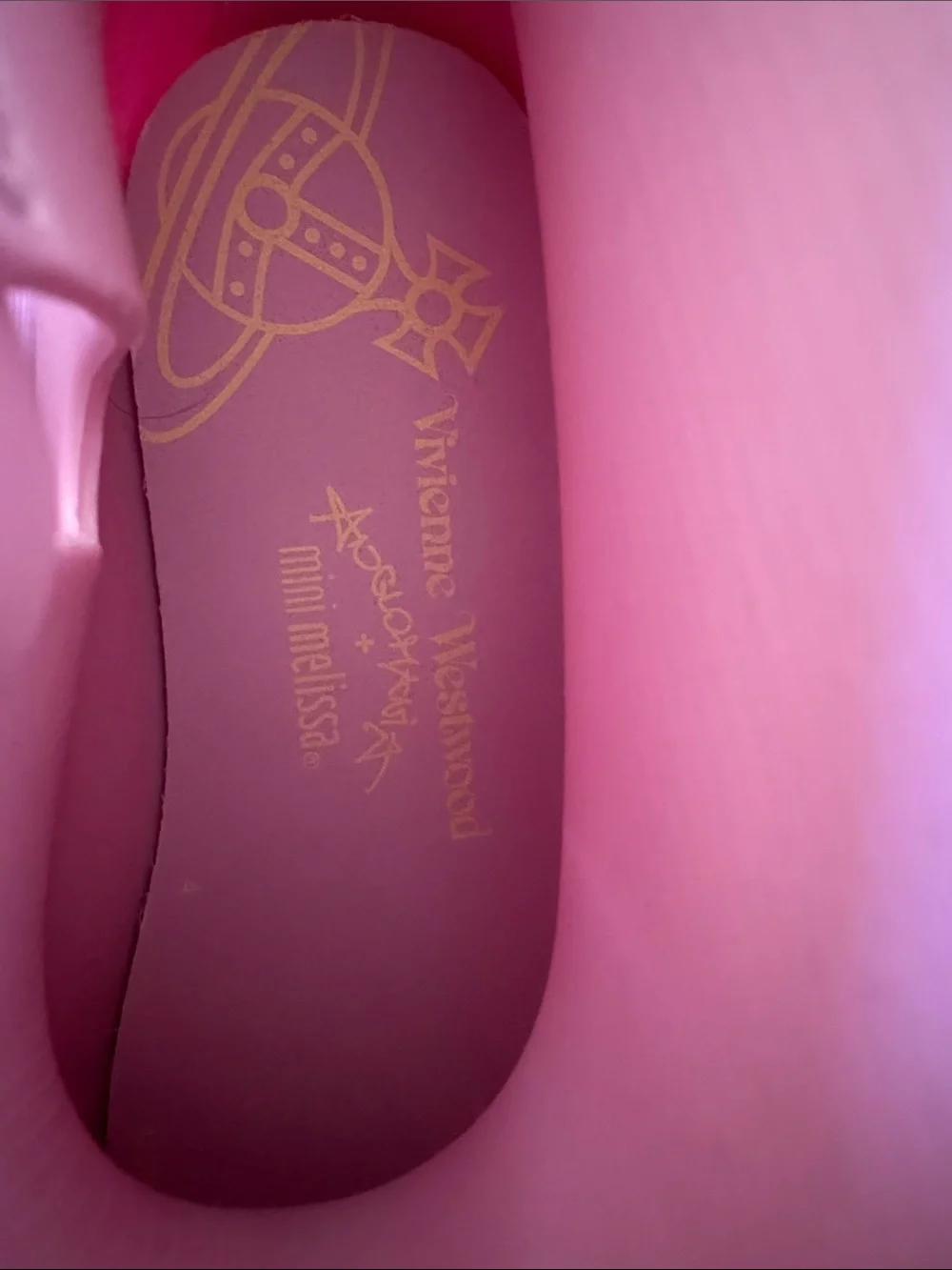 Mini melissa Kids Pink Unicorn Rain Boots size 9 usa